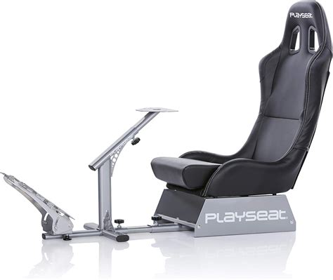 playseat evolution black racing video game chair  nintendo xbox playstation cpu supports