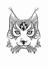 Mandala Coloriage Colorier Lynx Sauvages Nouveau Meilleur Benjaminpech Luxe Mandalas sketch template