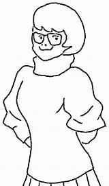 Scooby Velma Coloringhome sketch template