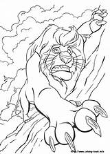 Scar Lion King Coloring Drawing Getdrawings sketch template