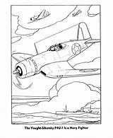 Guerre Avion Kids Pacific Printable Clipart Colorier Azcoloring sketch template