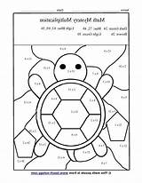 Coloring Multiplication Worksheets Pages Math Number Maths Printable Facts Alifiah Biz Puzzles Activities Fun Disimpan Dari Strategies Drawing sketch template