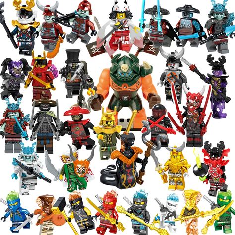 Ninjago Movie 2018 Kai Jay Zane Lloyd Cole Minifigures