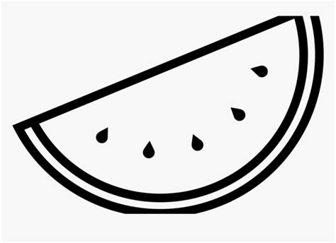 watermelon slice coloring page colouring cute pages watermelon