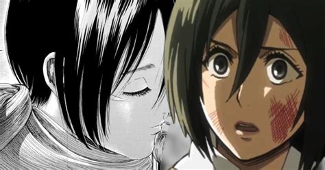 Attack On Titan Cliffhanger Leaves Mikasa With A Kiss