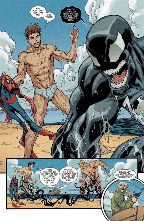 new spider man and venom comic goes viral for being both gay and erotic