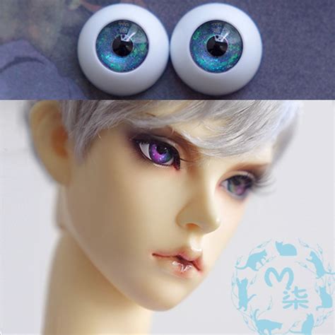 pair sd bjd doll eyes mm mm mm high quality blue acrylic eyes