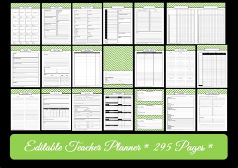 teacher printable planner