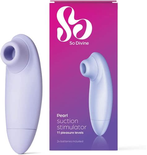 So Divine Pearl Pulsating Clitoral Suction Stimulator Clit Sucker With