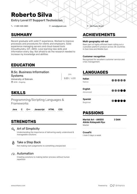 entry level  resume examples expert advice enhancvcom