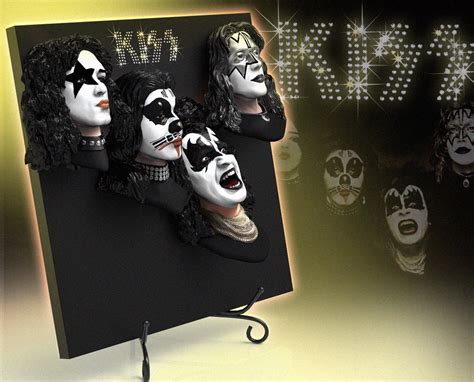 Kiss Debut Album 3d Vinyl Knucklebonz Inc