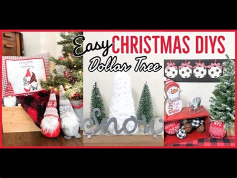 easy dollar tree diy christmas crafts