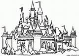 Coloring Castle Disney Pages Printable Popular Kids sketch template