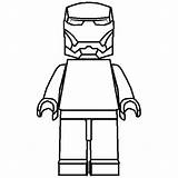 Lego Coloring Iron Man Pages Figure Drawing Printable Print Minifigure Mask Stikbot Para Super Heroes Template Person Getcolorings Avengers Color sketch template