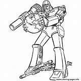 Megatron Coloring Transformers Pages Printable Template sketch template