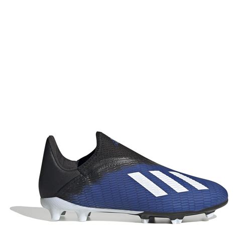 adidas kids boys   laceless junior fg football boots firm ground lace  ebay