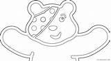 Bear Pudsey Coloring Cbbc Makeover Newsround Designers Gets Famous Coloring4free Bears Related Posts Head sketch template