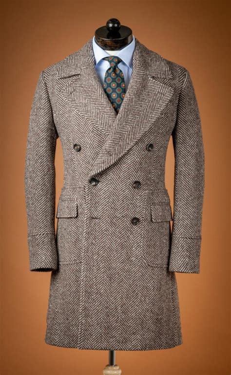 heavy tweed polo coats  spier mackay menswear musings