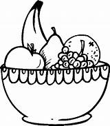 Fruit Bowl Coloring Clipart Pages Basket Drawing Salad Printable Kids Bowls Step Fruits Baskets Rice Easy Color Getdrawings Bestcoloringpagesforkids Owls sketch template