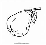 Guava Coloring Pages Drawing Colouring Fruits Outline Clipart Color Guva Drawings Printable Getdrawings Getcolorings Mango Pic Paintingvalley sketch template