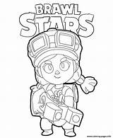 Brawl Stars Jessie Coloring Pages Printable Info Xcolorings sketch template