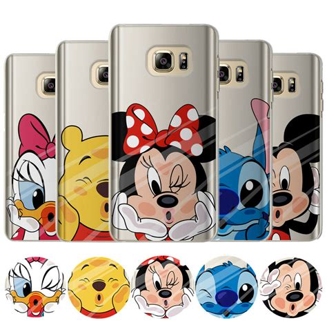 disney cartoon soft silicone phone case cover  samsung