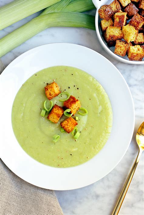 creamy leek and potato soup two of a kind