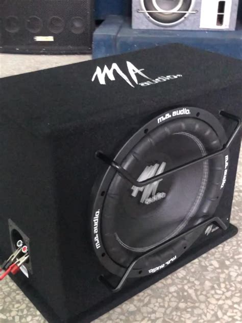 ma audio   speaker enclosure custom car audio subwoofer boxes single   subwoofer box