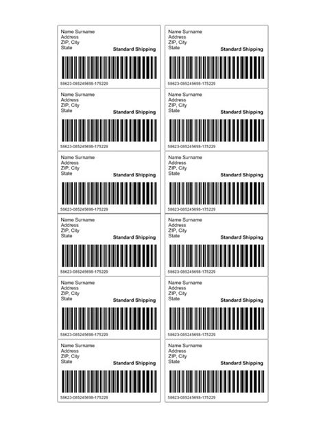 printable barcode labels printable templates