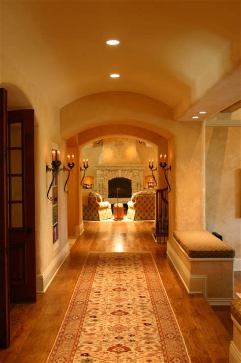 country french estate hallway traditional hall