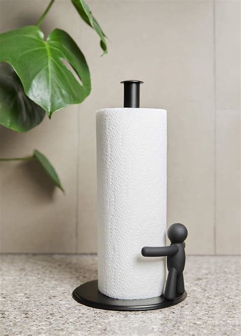 umbra buddy paper towel holder stand  kitchen countertop unique