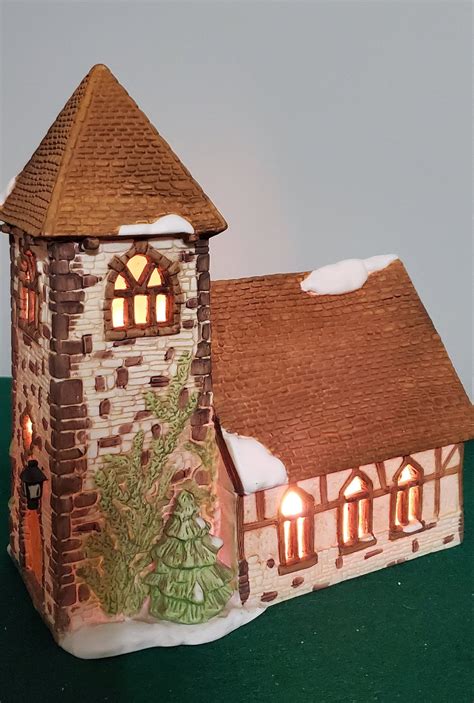 dickens village dept  dickens village church etsy