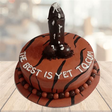 Black Dick Cake For Adult Birthday Party Mrcake