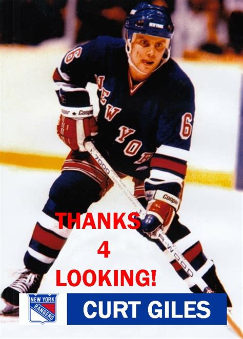 curt giles 1986 87 new york rangers hockey card