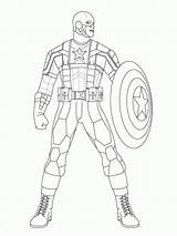 Captain sketch template