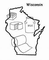 Wisconsin Coloring Pages Map State Shape Printables Usa Wi Outline States Go Demographic Print Next Back Choose Board Printable sketch template