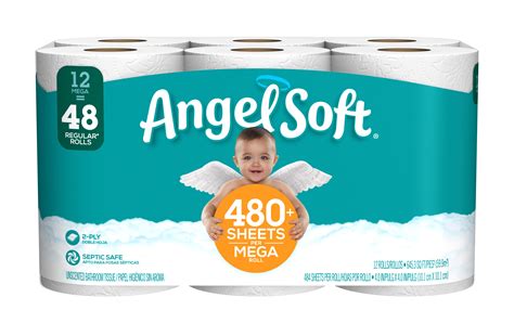 angel soft toilet paper  mega rolls  regular rolls walmartcom