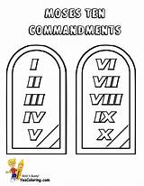 Coloring Commandments Pages Printable Ten Comments Commandment Categories Similar sketch template