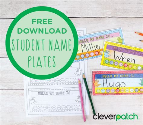 printable student  plates student  plates  plate school