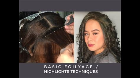 highlights techniques  long hair youtube