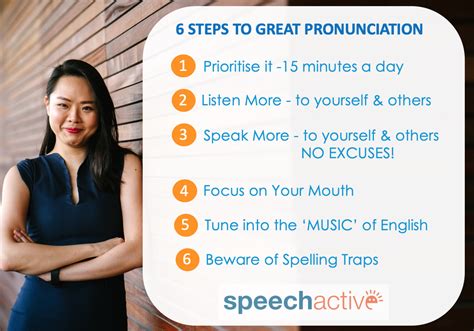 improve english pronunciation   steps