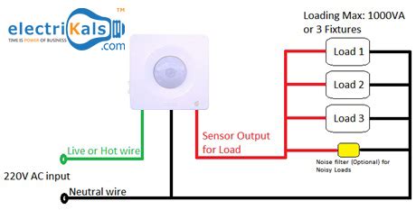 motion sensor wiring diagram electrikals motion sensor sensor motion