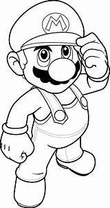 Mario Coloring Pages Bros Magazine Fashion sketch template