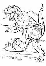 Dinosaur Spinosaurus Kicking Head Tyrannosaurus Coloringtop Everfreecoloring sketch template