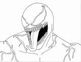 Venom Carnage sketch template