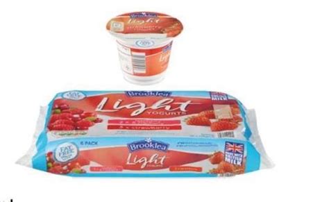 muller  milbona yoghurts sold  aldi  lidl recalled  metal pieces