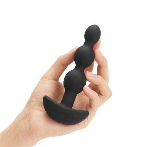 b vibe remote triplet anal beads black sex toys and adult novelties