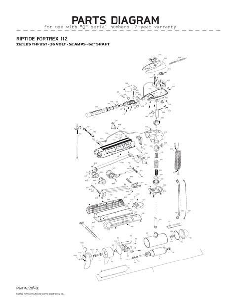 minn kota riptide fortrex  parts   fishcom