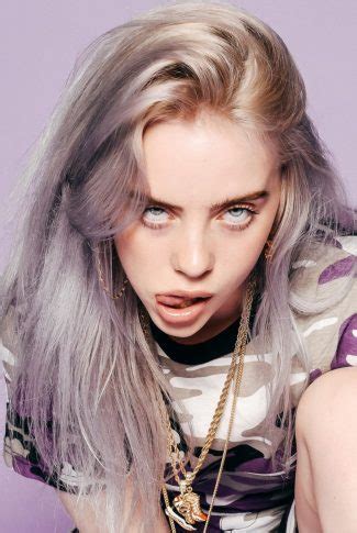 billie eilish wallpaper wearing purple cellularnews