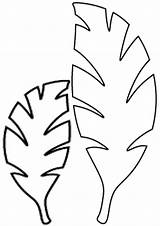 Palm Printable Outline sketch template